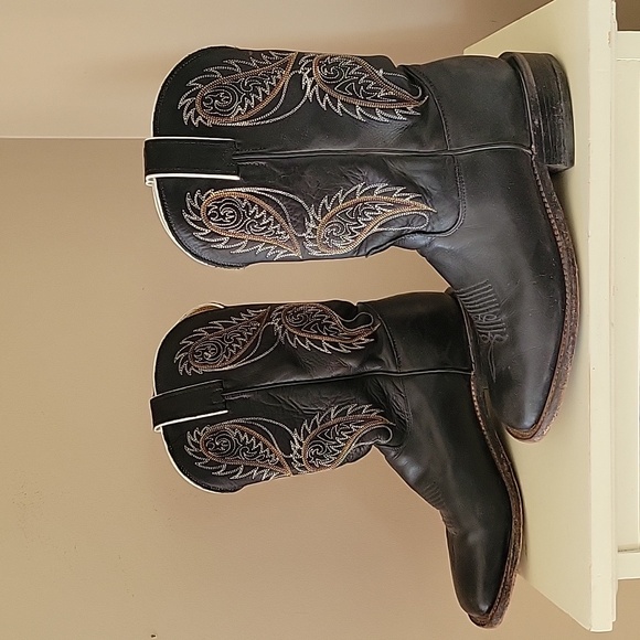 Tony Lama Ladies Americana Western boot. Black size 9 - Picture 3 of 6